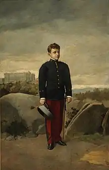 Alfonso XIII as a Cadet