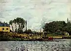 Alfred Sisley: Boats at Bougival