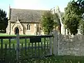 1874 'New' All Saints' Church, designed in the Early English Gothic Revival style.