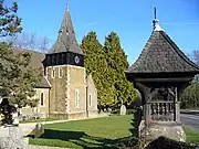 All Saints Church designed by Haig in his adopted village of Grayswood