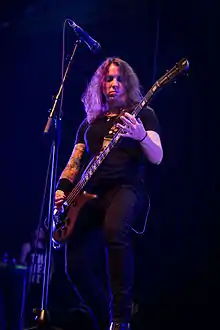 Jeanne Sagan performing with All That Remains at Rock am Ring in 2015