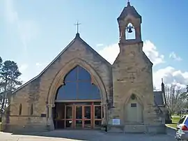 The station building, now All Saints Church in Canberra