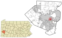 Location in Allegheny County and the U.S. state of Pennsylvania.