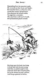 "The usual bait could not be found, But pickaninnies played around" (Palmer Cox,  That Stanley!, 1878)