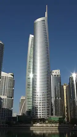 Almas Tower in Dubai, United Arab Emirates