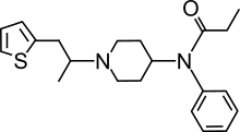 Chemical structure of α-methylthiofentanyl.