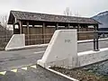 Old and new Fädenbrücke bridges near Buochs