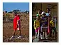 "Alter Gogo" is a diptych portrait series featuring a group of grandmothers who are members of the Gogo Getters Football Club in Orange Farm, South Africa. For them, playing football is more than a recreational activity; it's also had a profound social and physical impact on their lives