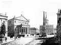 1837: View from the south  (St. Nicholas' Church does not yet have its dome)