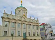 Old City Hall and Knobelsdorffhaus (on right)