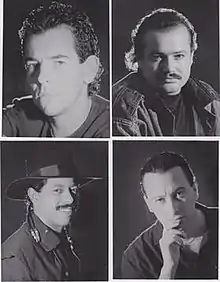 Alux Nahual from left to right: Ranferi Aguilar, Óscar Conde, Lenin Fernández, Paulo Alvarado.