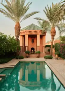 Early morning light at Amanjena Hotel Marrakesh, Morocco, KOBU