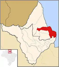 Location in Amapá State