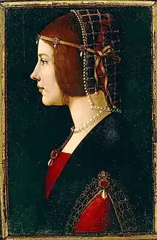 Portrait of a Lady (sitter's identity not established, possibly Beatrice d'Este)