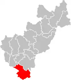 Location of the municipality in Querétaro