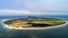 Aerial view Ameland (west)