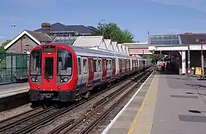 A Metropolitan line S8 Stock train at Amersham