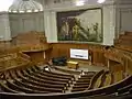 The "Amphithéâtre Richelieu", a lecture hall of Paris-Sorbonne University