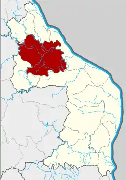 District location in Nakhon Phanom province