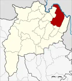 District location in Chiang Rai province