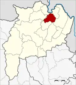 District location in Chiang Rai province