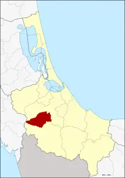 District location in Songkhla province