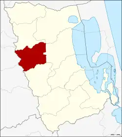 District location in Phatthalung province