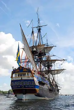 Stern view at SAIL Amsterdam 2010.