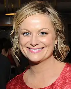 A picture of Amy Poehler smiling towards the camera