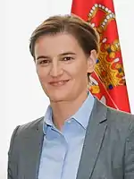 A photo of Ana Brnabić in July 2018