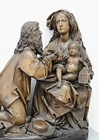 Adoration of the Magi, by Tilman Riemenschneider, c. 1490