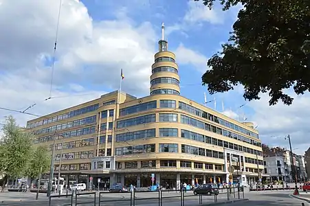 Flagey Building or Maison de la Radio (Diongre, 1935–1938)