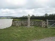 Fig. h9: a cross at Tredinnick (found in 1958)