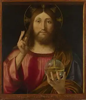 Andrea Previtali, Salvator Mundi (1519), National Gallery, London.