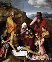 Andrea del SartoPietà with Saints. 239 × 199 cm.