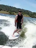 Wakesurfing