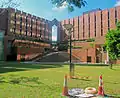 Anita Chan Lai Ling Building and the grass in front of it in August 2013