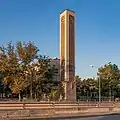 Clock tower next to the station