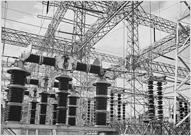 Ansel Adams photograph of electrical wires of the Boulder Dam Power Units