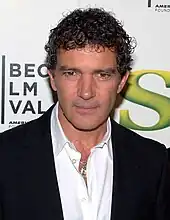 Antonio Banderas in a blazer