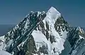 Aoraki peak from Mt Tasman summit NZ Mon 21 March 1983 closeup