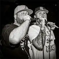 Celph Titled and Apathy onstage