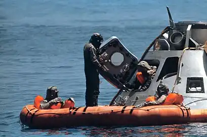 BP-1102 during Apollo 11 water egress training