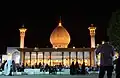 Shah Cheragh at night