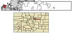 Location of the City of Englewood in Arapahoe County, Colorado.