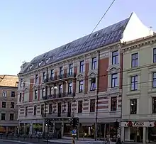 The entrance to The Ibsen Museum from #26 Henrik Ibsens gate.