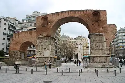 Remains of the Arch of Galerius, Thessaloniki, 299-303