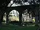 Archways alongside old church, Llanidan