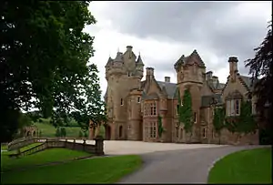 Ardross Castle, Terraces And Gate Piers