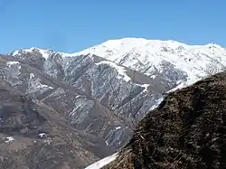 Scenery around the Areguni mountain range